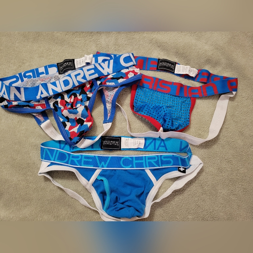 Andrew Christian Jockstraps lot of 3